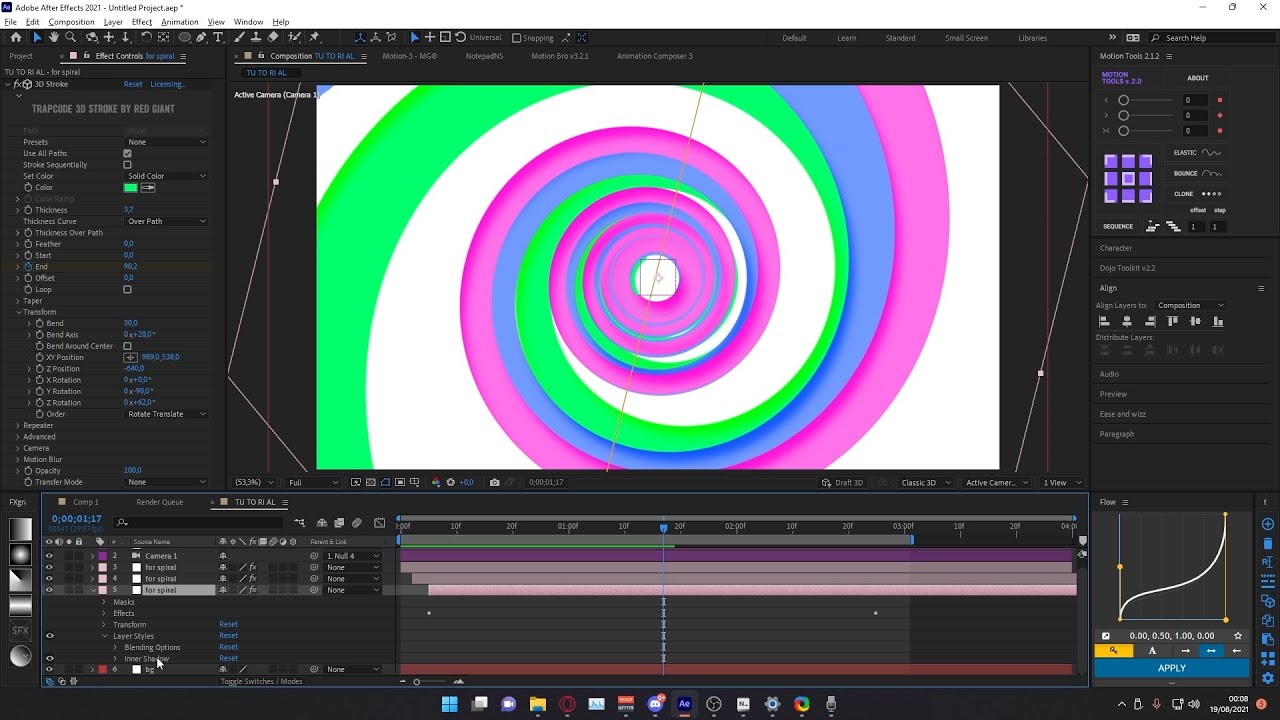 Spiral Effect on After Effects