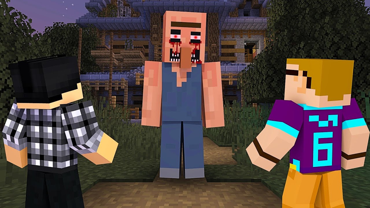 S'ECHAPPER DE LA MAISON HANTEE ! - Minecraft