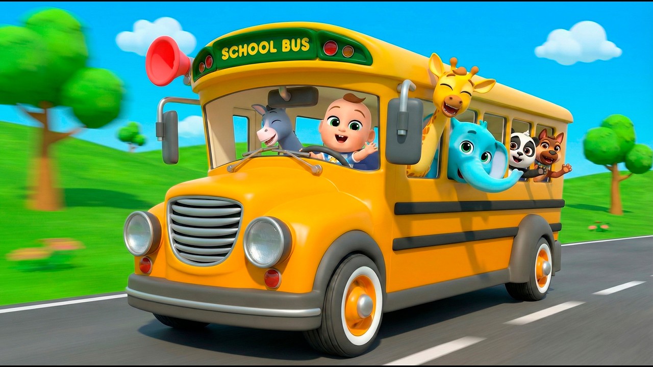 Where is Mommy? School Bus Adventure | Almama - Baby Academy