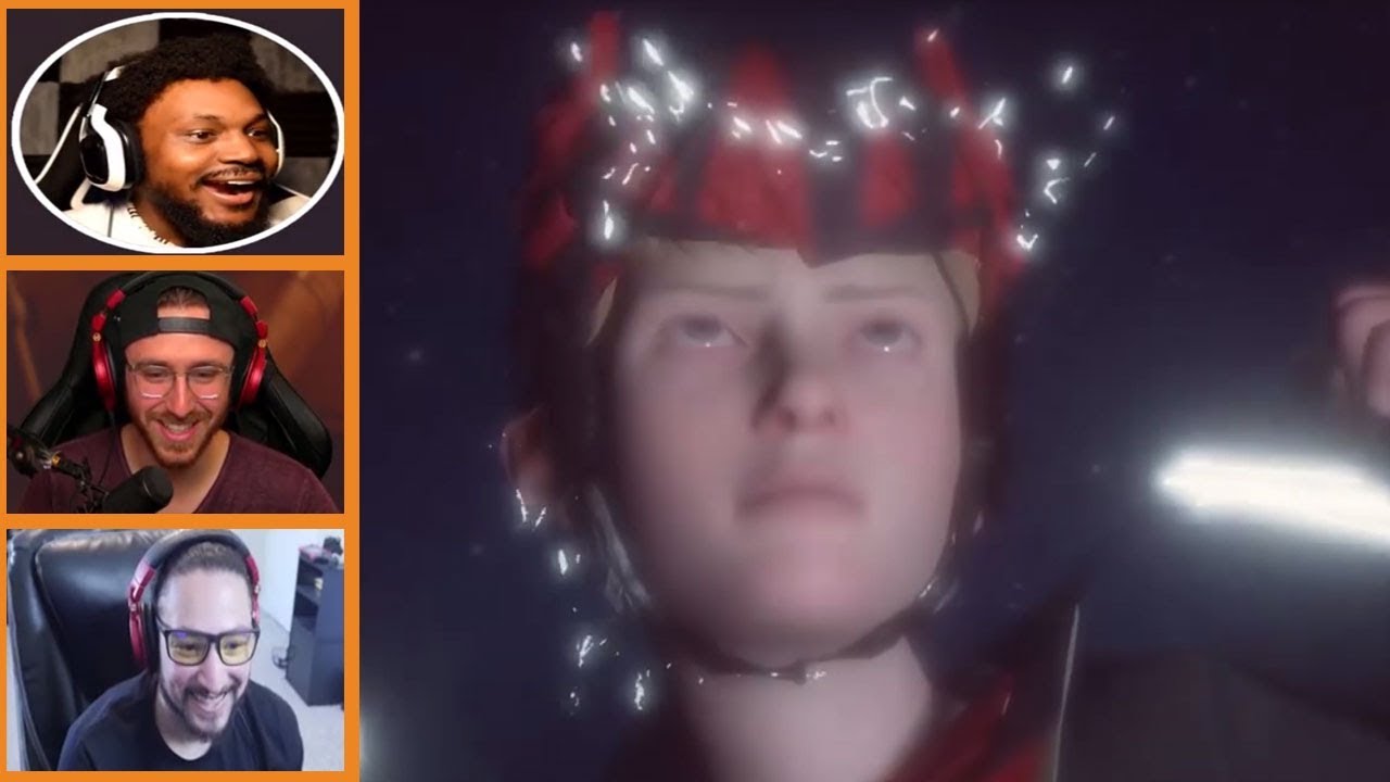 Let's Players Reaction To Chris Transforming Into Captain Spirit | The Adventures Of Captain Spirit