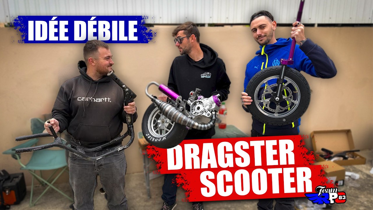 On &agrave; eu une id&eacute;e d&eacute;bile... Construire un Dragster Scooter en 2026