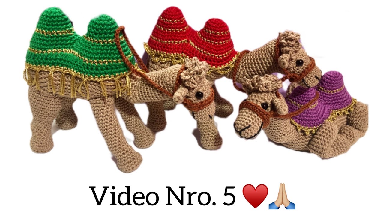 Camello amigurumi paso a paso| Cabeza. Pesebre o nacimiento video 5 ♥️🙏🏼