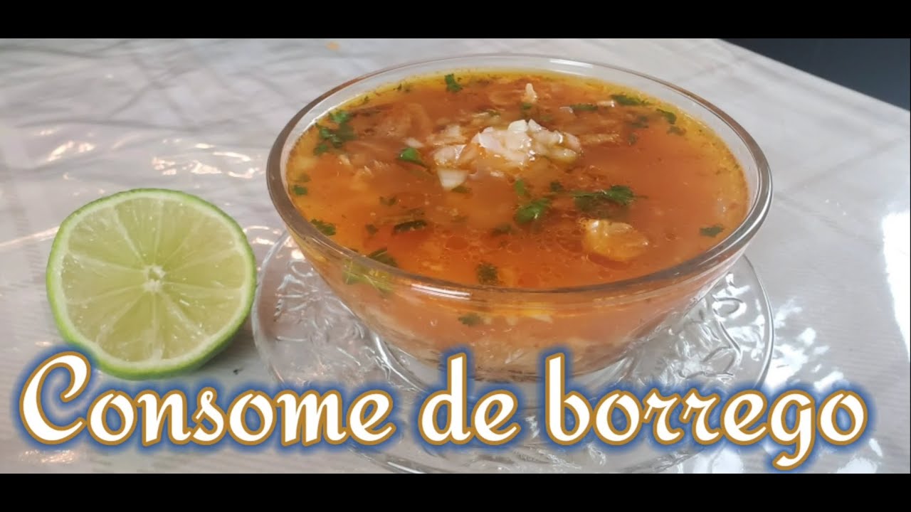 Consome de borrego