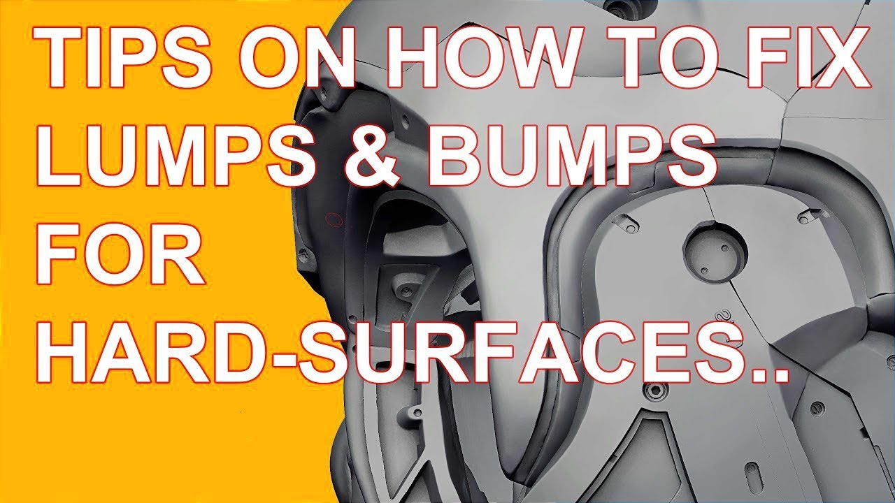 Tips on How to Fix Lumps & Bumps For Hard-Surfaces