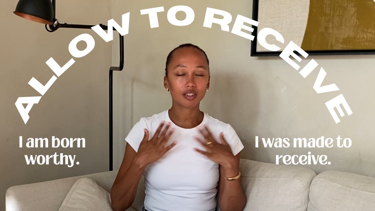 I RECEIVE WITH EASE. GUIDED TAPPING MEDITATION | EFT TAPPING TO RECEIVE AND 10 MIN GUIDED MEDITATION