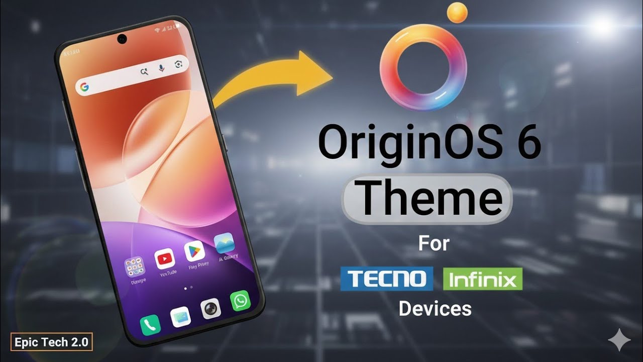 Originos theme XOS 16 for infinix and tecno devices 