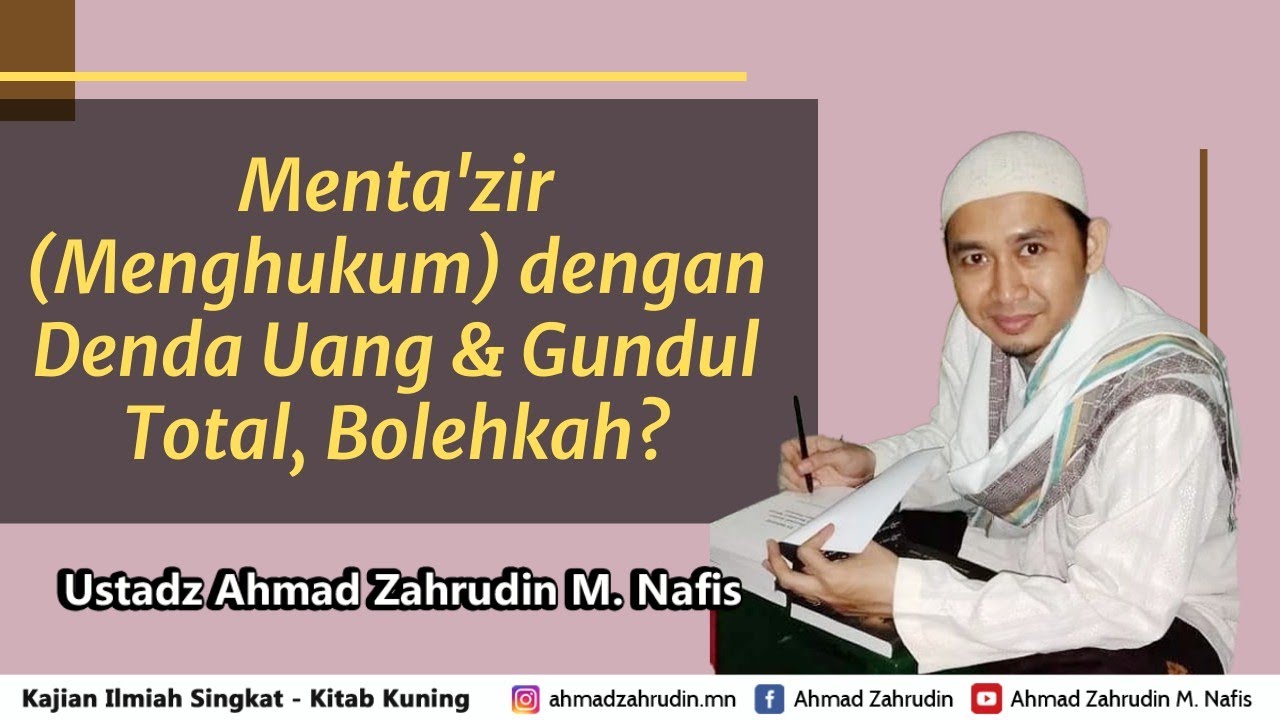 Menta'zir (Menghukum) dengan Denda Uang & Gundul Total, Bolehkah?