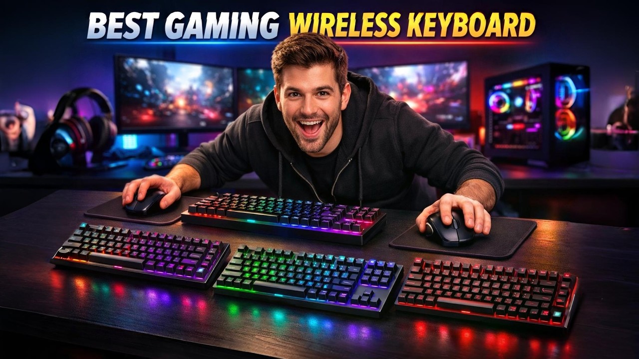 Best Wireless Gaming Keyboards to Buy in 2026 – Top 5 Low Latency Gaming Keyboards