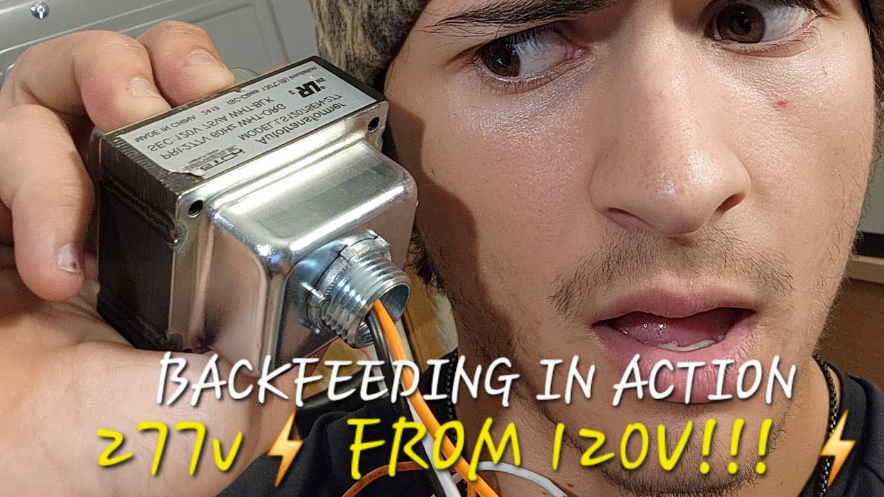Transformer BACKFED 120v to achieve 277v!!!