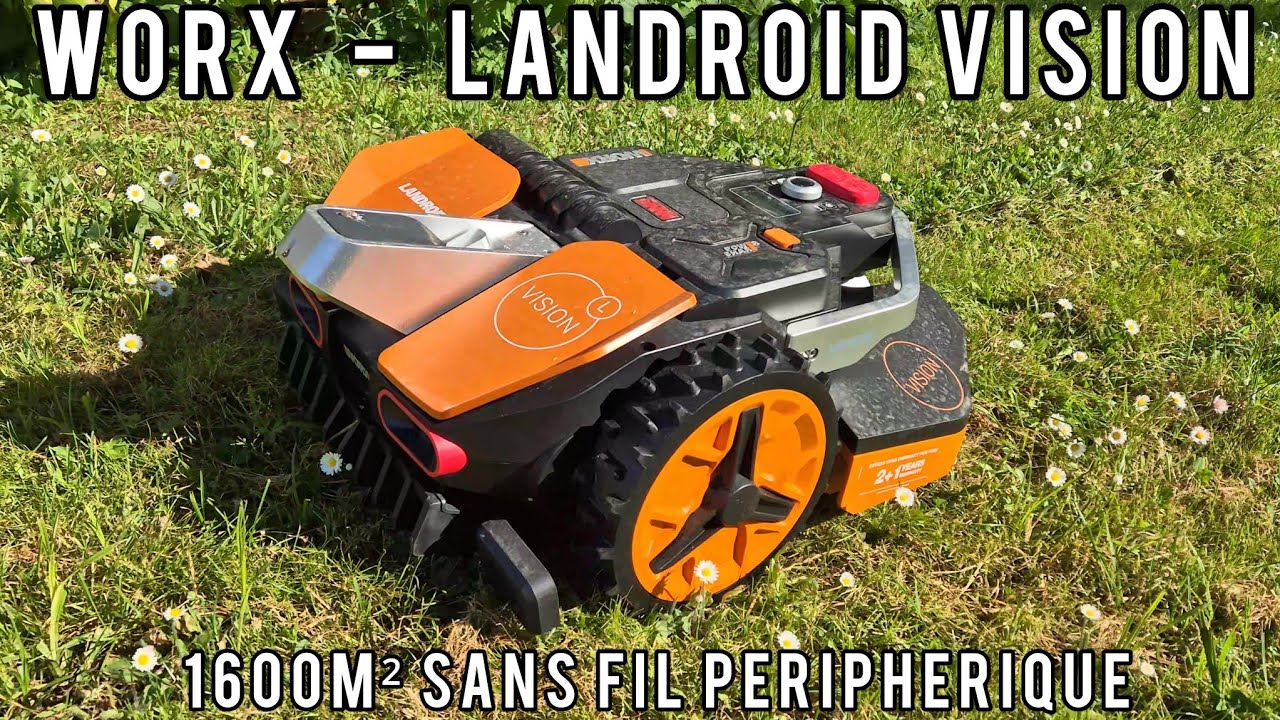 [WORX] LANDROID VISION - robot tondeuse jusqu'à 1600m² sans fil périphérique