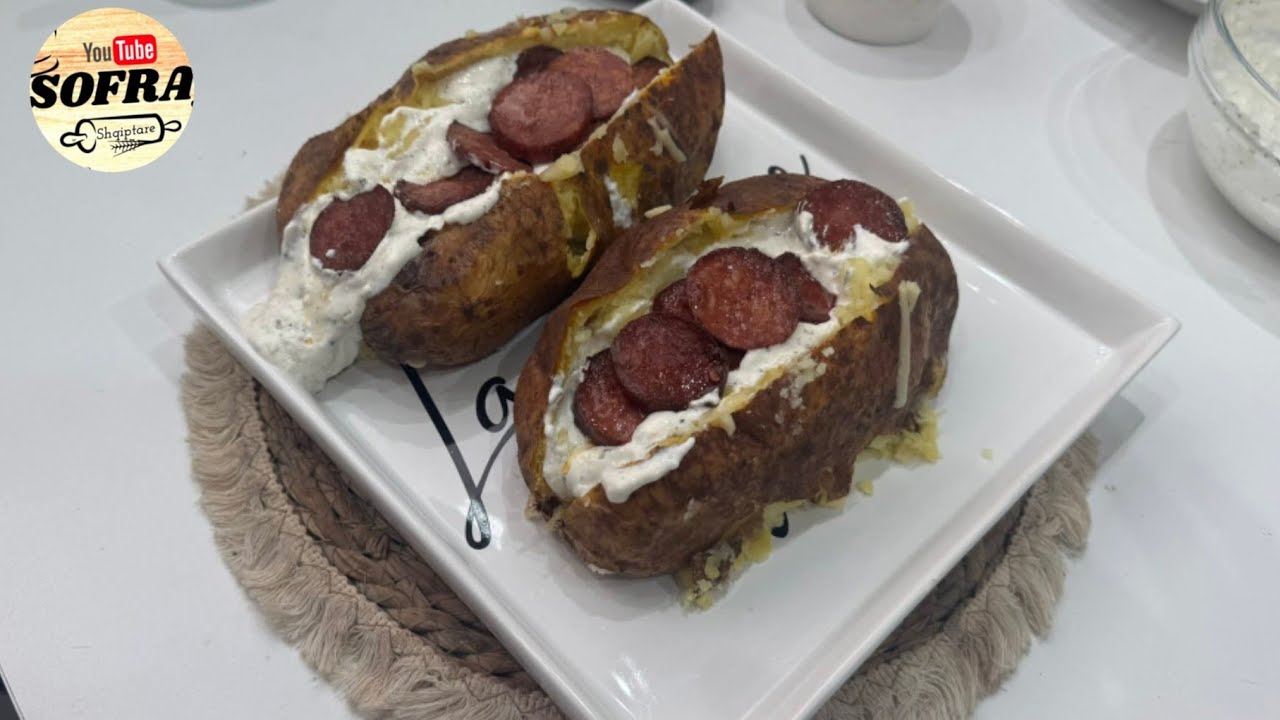 Patate te Mbushura te Pjekura ne Furr  Shije te Mrekullueshme te Nxehta per Dimer 