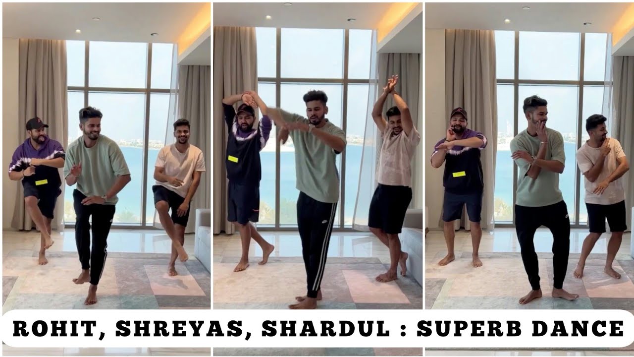 Rohit Sharma,Shreyas Iyer,Shardul Thakur Dance|Koi Sehri Babu Dil Lehri Babu|Cham Cham Nachdi Phiran