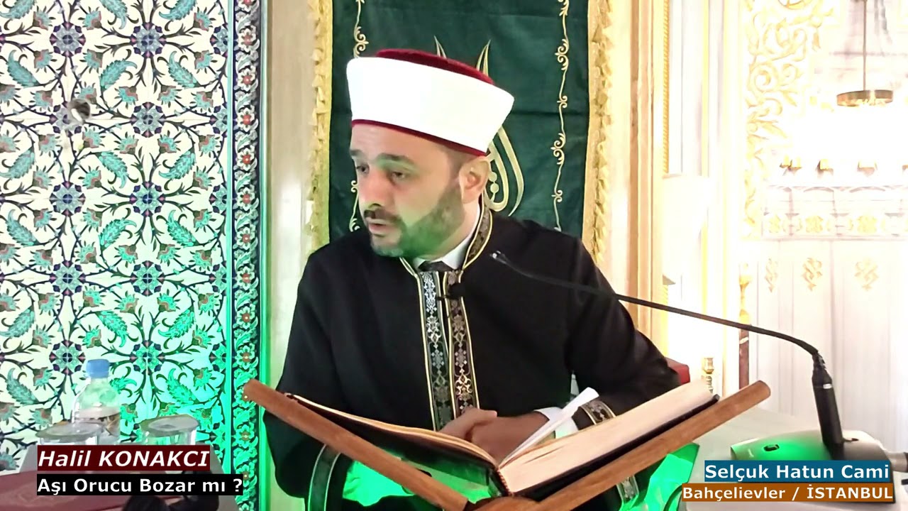 Aşı Orucu Bozar mı ? Halil KONAKCI