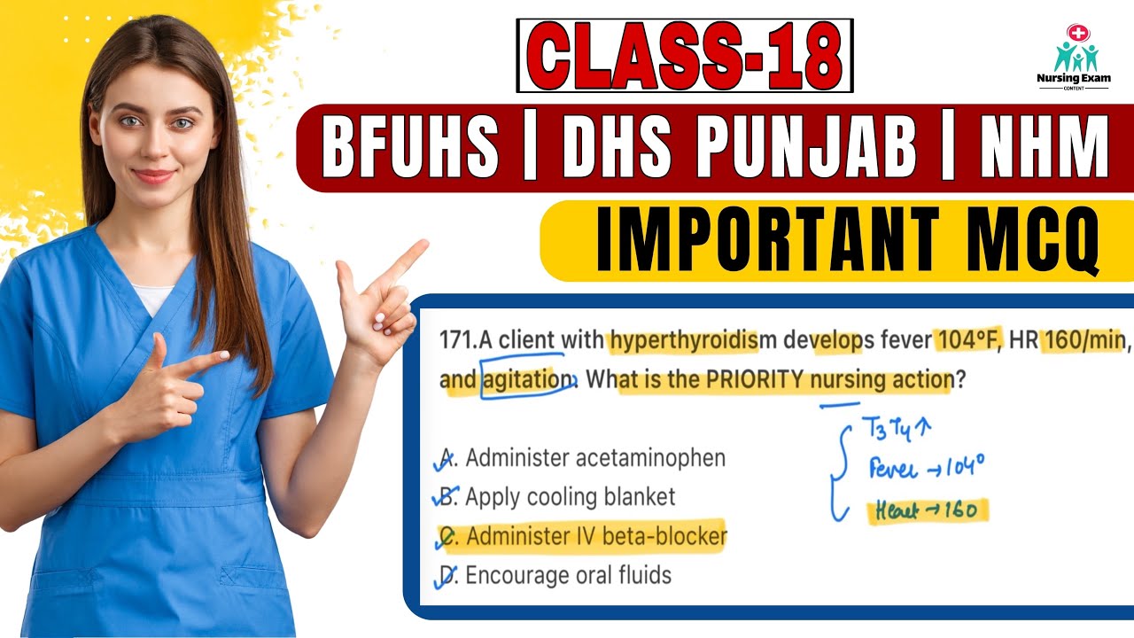 BFUHS STAFF NURSE EXAM PREPARATION | DHS PUNJAB STAFF NURSE PREPARATION | BFUHS | #18 | PUNJAB NHM 