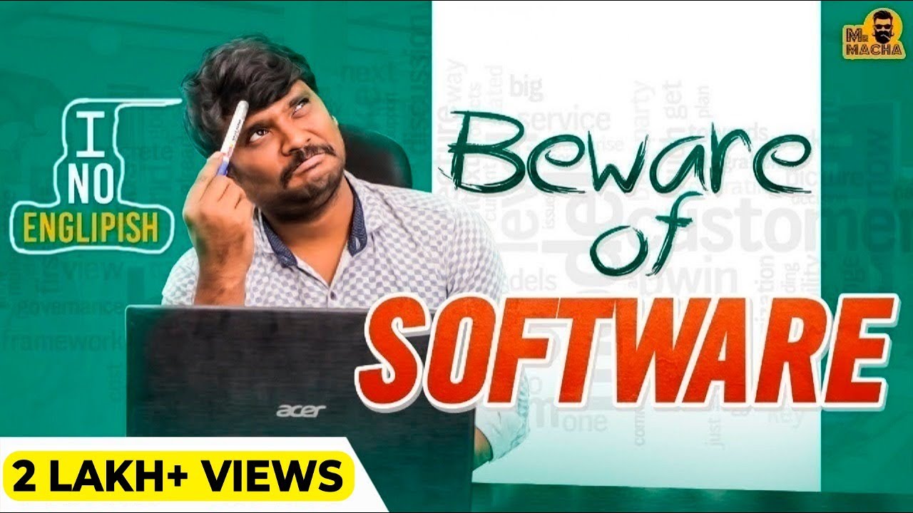 Beware Of Software | Software lo English Kashtalu | Mr Macha || RMedia || Telugu Short films 2021