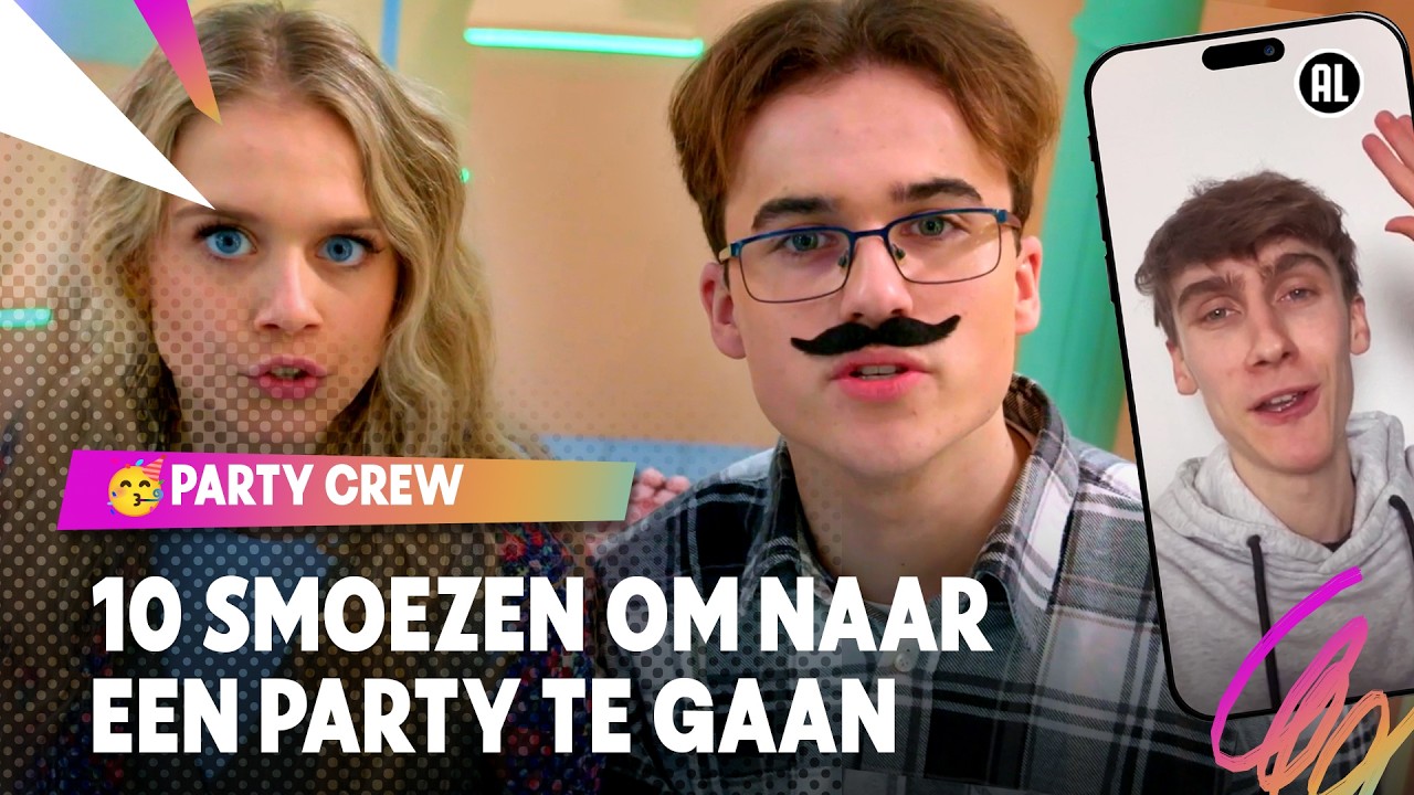 10 SMOEZEN OM NAAR EEN PARTY TE GAAN 🥳 | Party Crew Special