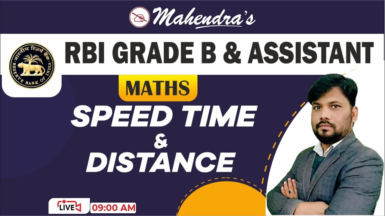 RBI Grade B | RBI Assistant | Bank Exams 2022 | Speed, Time and Distance | Quantitative Aptitude