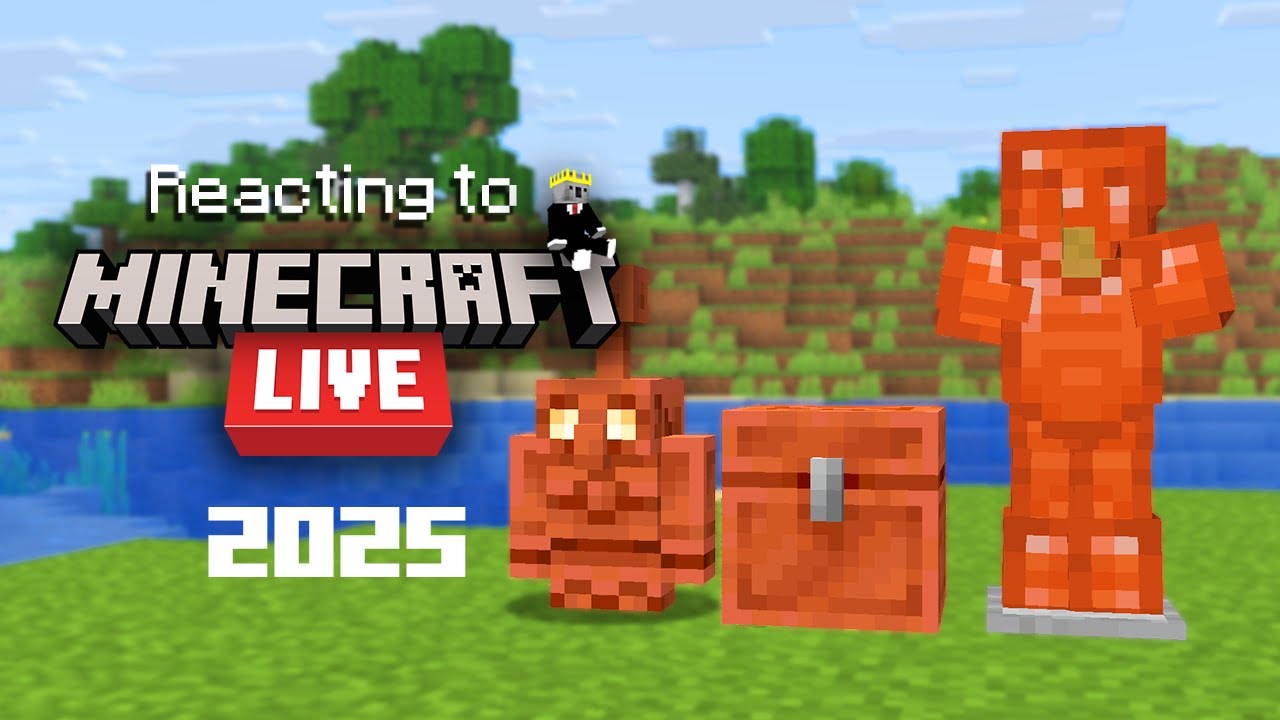 🔴 REACTING TO MINECRAFT LIVE...
