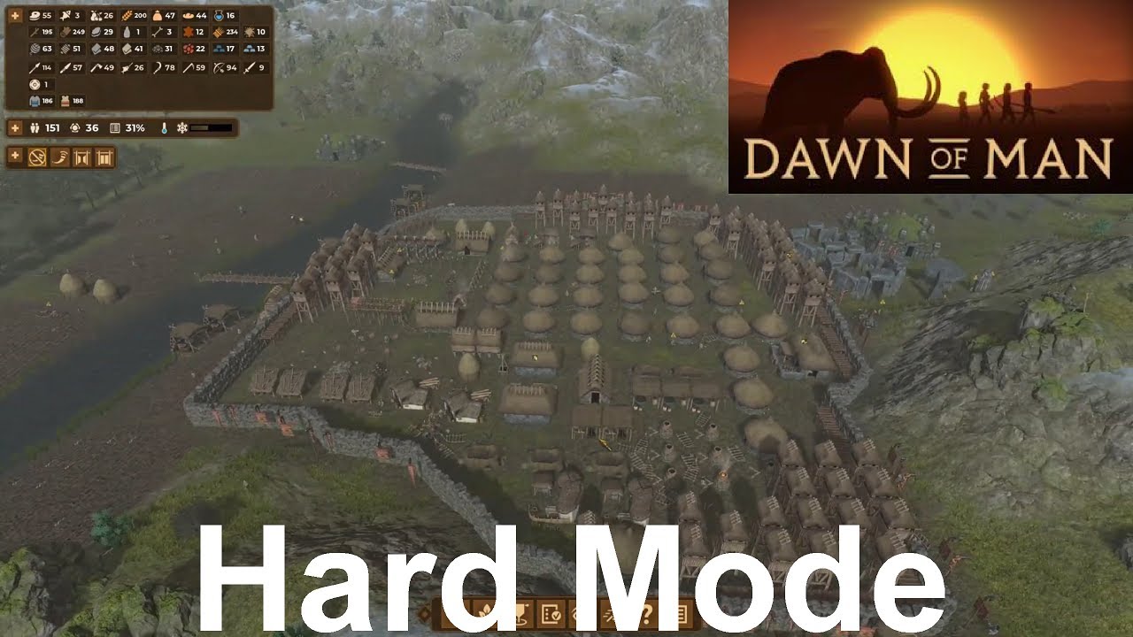 Dawn of Man (v1.4) - Continental Dawn - All milestones (Hardcore) - Walkthrough / No commentary