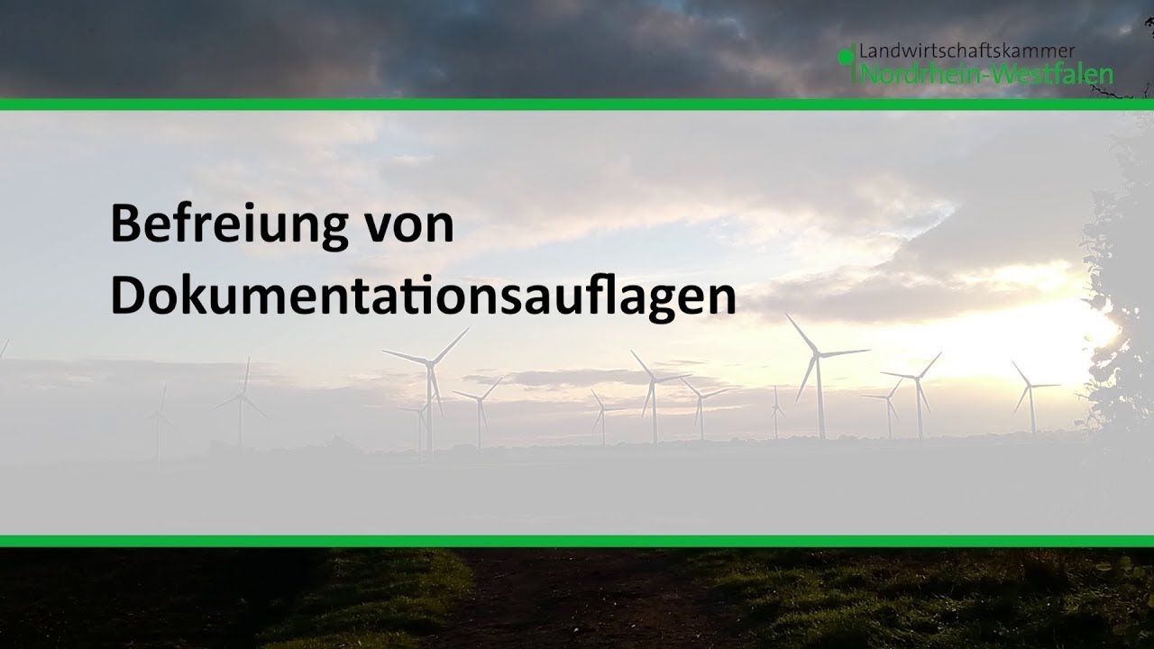 Düngung: Befreiung von Dokumentationsauflagen