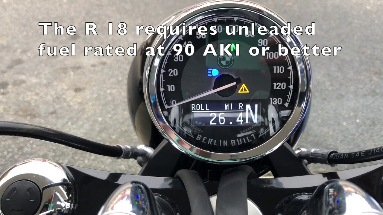 Знакомство с индикатором низкого уровня топлива BMW R 18