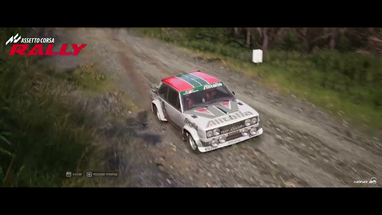 Fiat Abarth 131// Test Gales//Assetto Corsa Rally (Early Access)