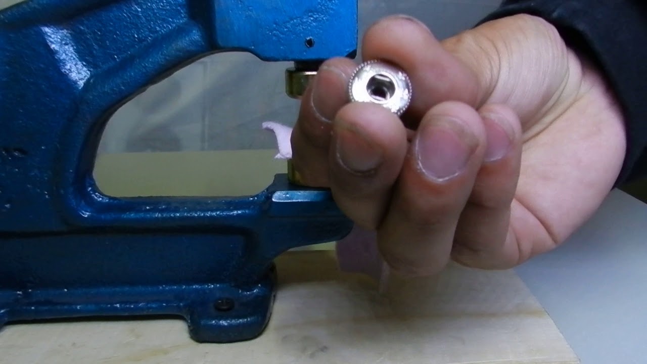 Tutorial para colocar broche resorte broche para campera Botonera GH