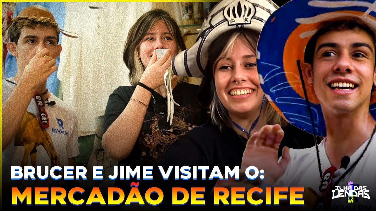 BRUCER e JIME CONHECENDO O MERCADÃO DE RECIFE!