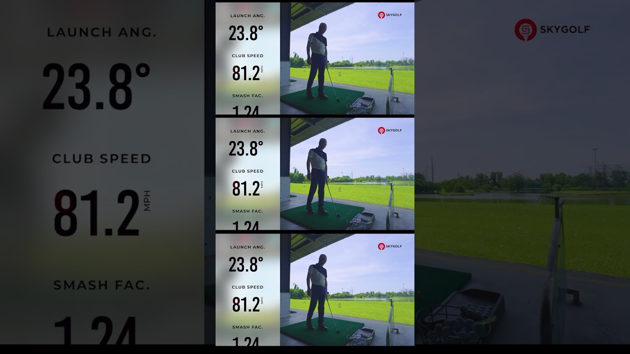 Tối ưu G&oacute;c Ph&oacute;ng Gậy Sắt #hocchoigolf #skygolf #launchangle