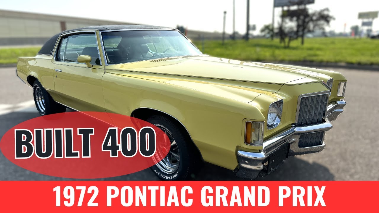 1972 Pontiac Grand Prix  J * Burn Out and Test Drive   * FOR SALE *  