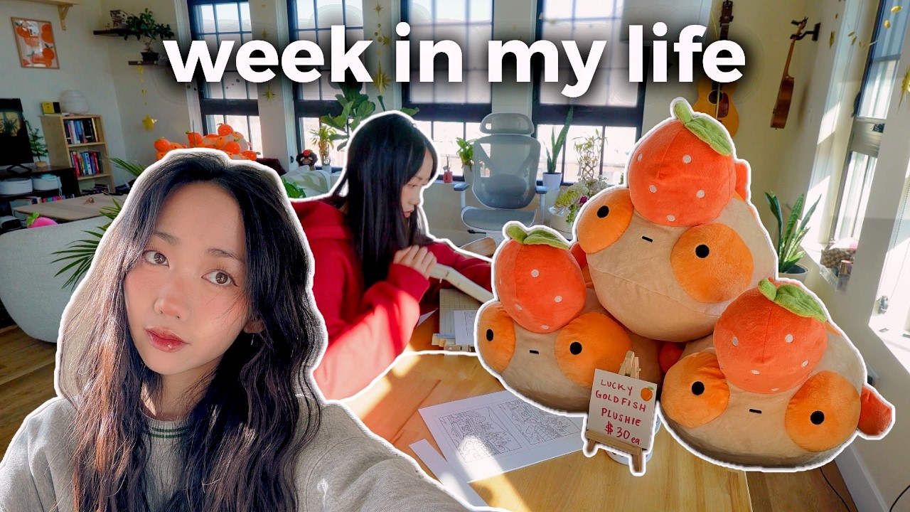 What I Do In Between Shop Drops 🌷✏️ Art Markets, Designing My Coloring Book & Packing Orders!