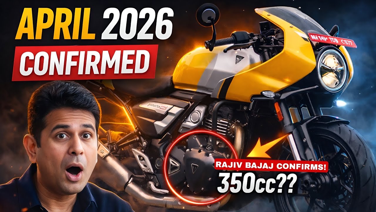 Triumph 350cc April 2026 Launch CONFIRMED – Royal Enfield in Trouble? 
