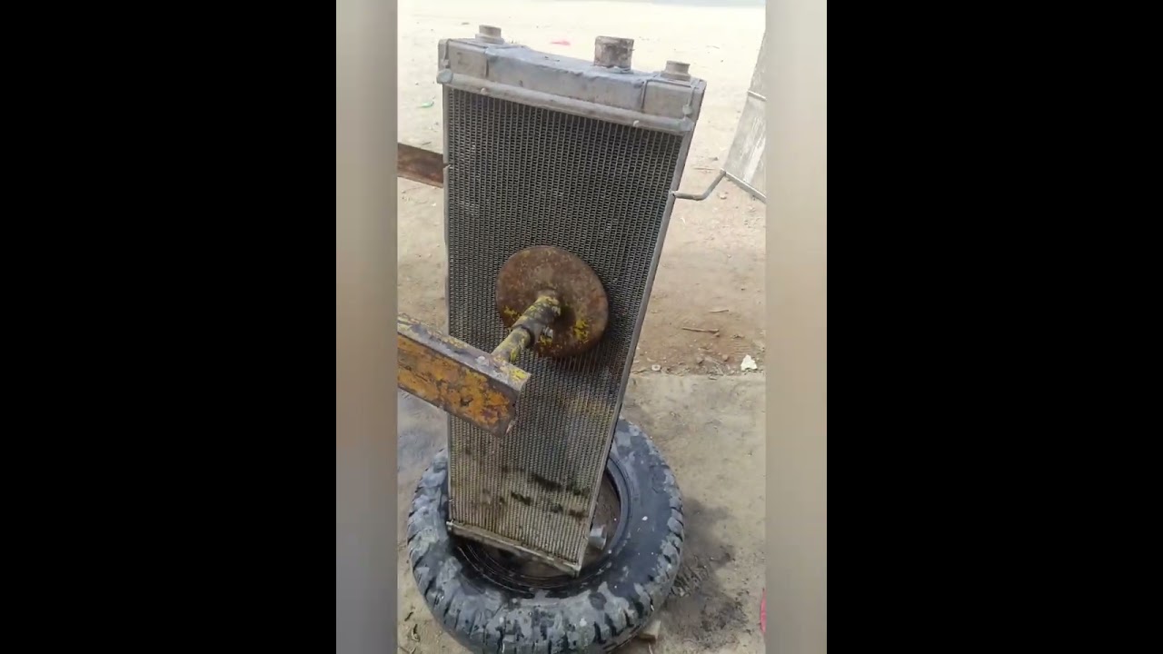 Radiator weldingتسييخ رديتر كوماتسو 