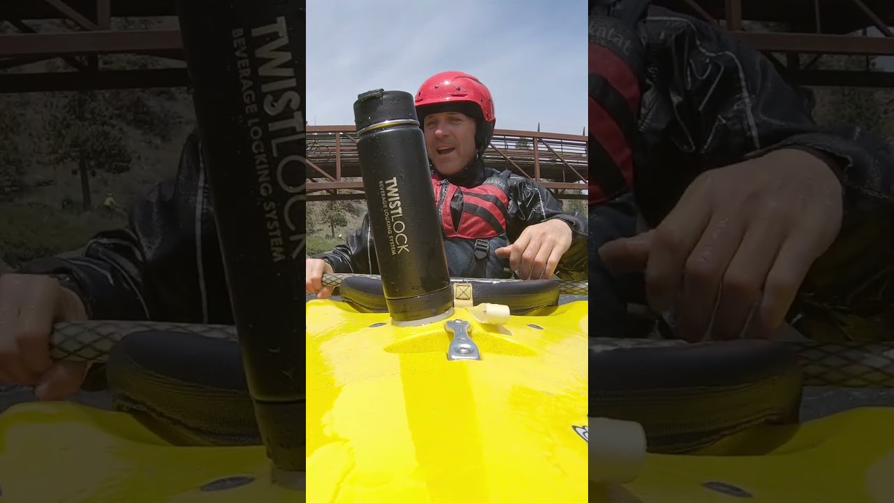 It Might Not Be the Most Practical Way to Use TwistLock, But It Is Fun! #neverspillagain #kayak