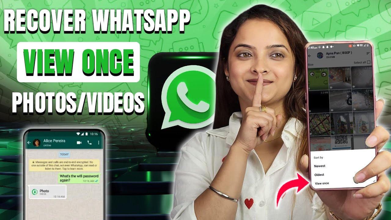 Как восстановить фотографию WhatsApp View Once? | Просмотреть фотографию WhatsApp View Once ещё раз