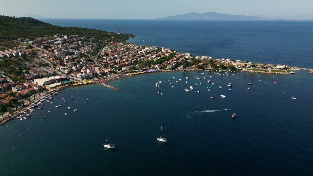 Yeni Foça | Drone ile Manzaralar | 4K | İzmir | Türkiye