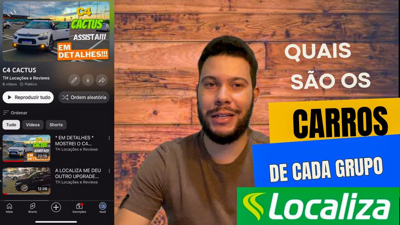 Saiba quais são os CARROS e VERSÕES de cada GRUPO na LOCALIZA #alugueldecarro #localiza