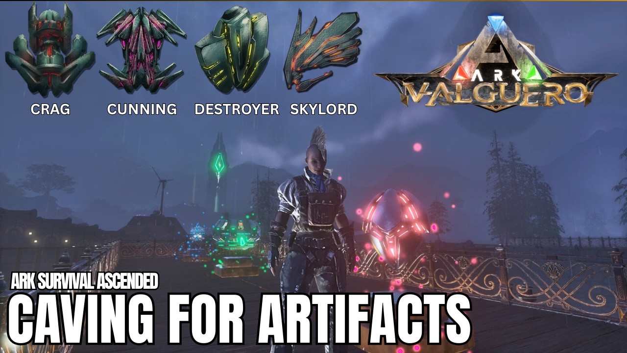 ARK : VALGUERO Caving for Artifacts  [ep13] #valguero  #arksurvivalascended #artifacts