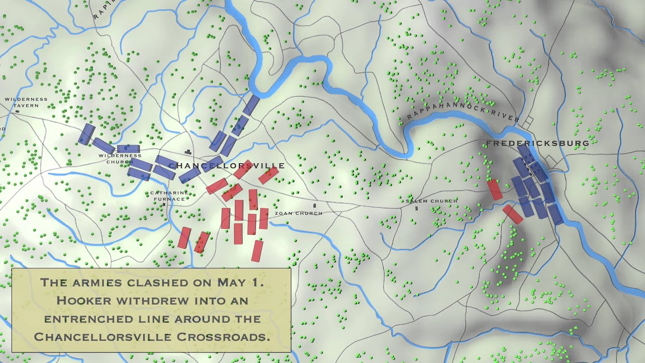 Chancellorsville Battle Map Program