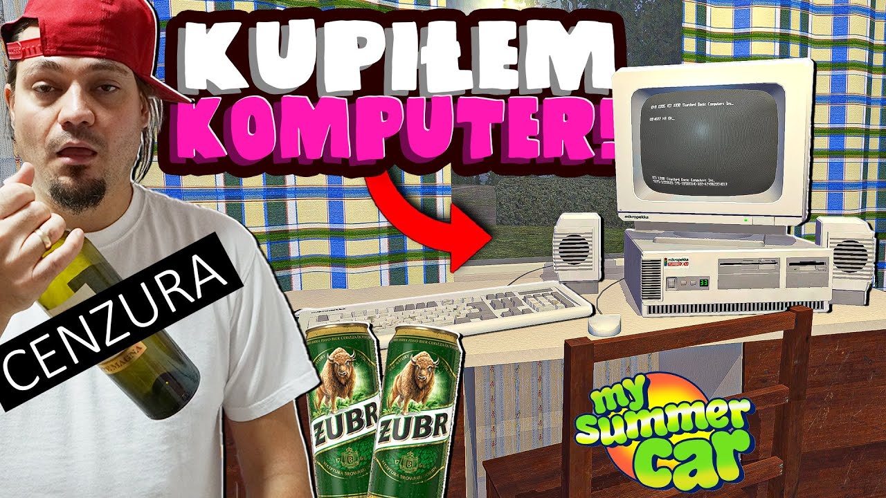 🚘 CAŁY DZIEŃ NA KACU… ALE MAM KOMPUTER! w *MY SUMMER CAR*! | My Summer Car #86