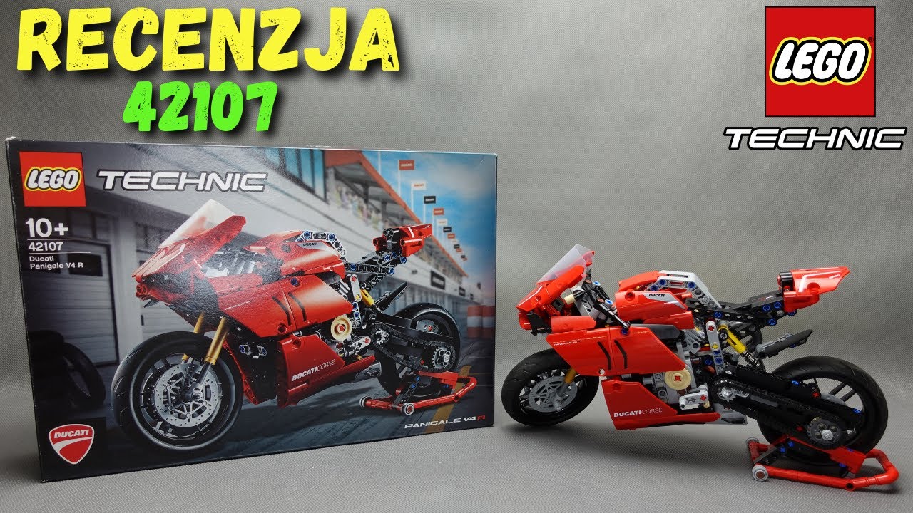 LEGO TECHNIC 42107 DUCATI PANIGALE V4 R / RECENZJA