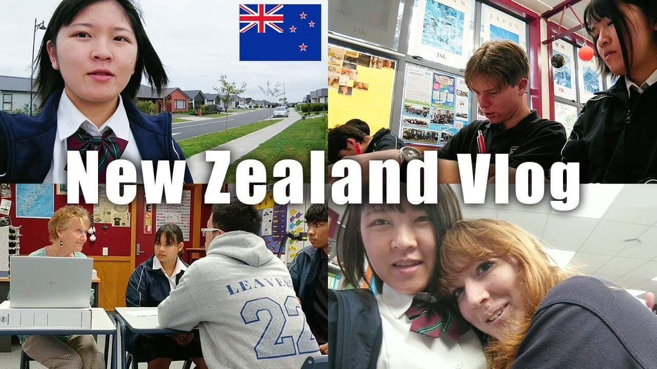 【留学Vlog】ニュージーランドに住む高校生の1日🇳🇿 授業風景や休み時間など学校生活の全てに密着！【ニュージーランド留学/海外進学】
