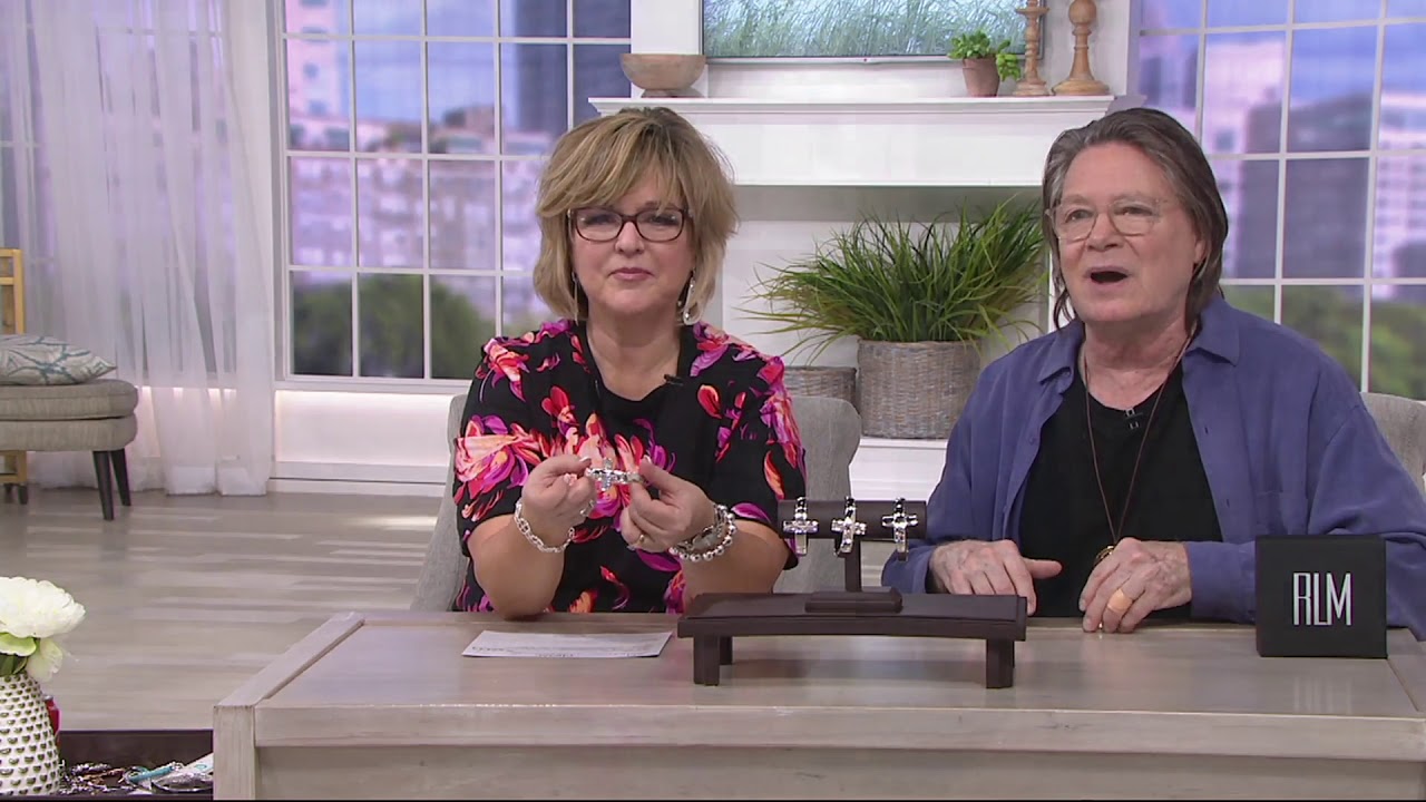 RLM Bronze Cross Hinged Bracelet on QVC