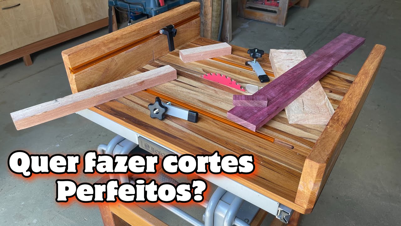 Fiz um Gabarito Perfeito Para Serra de Bancada/Perfect Jig Bench Saw