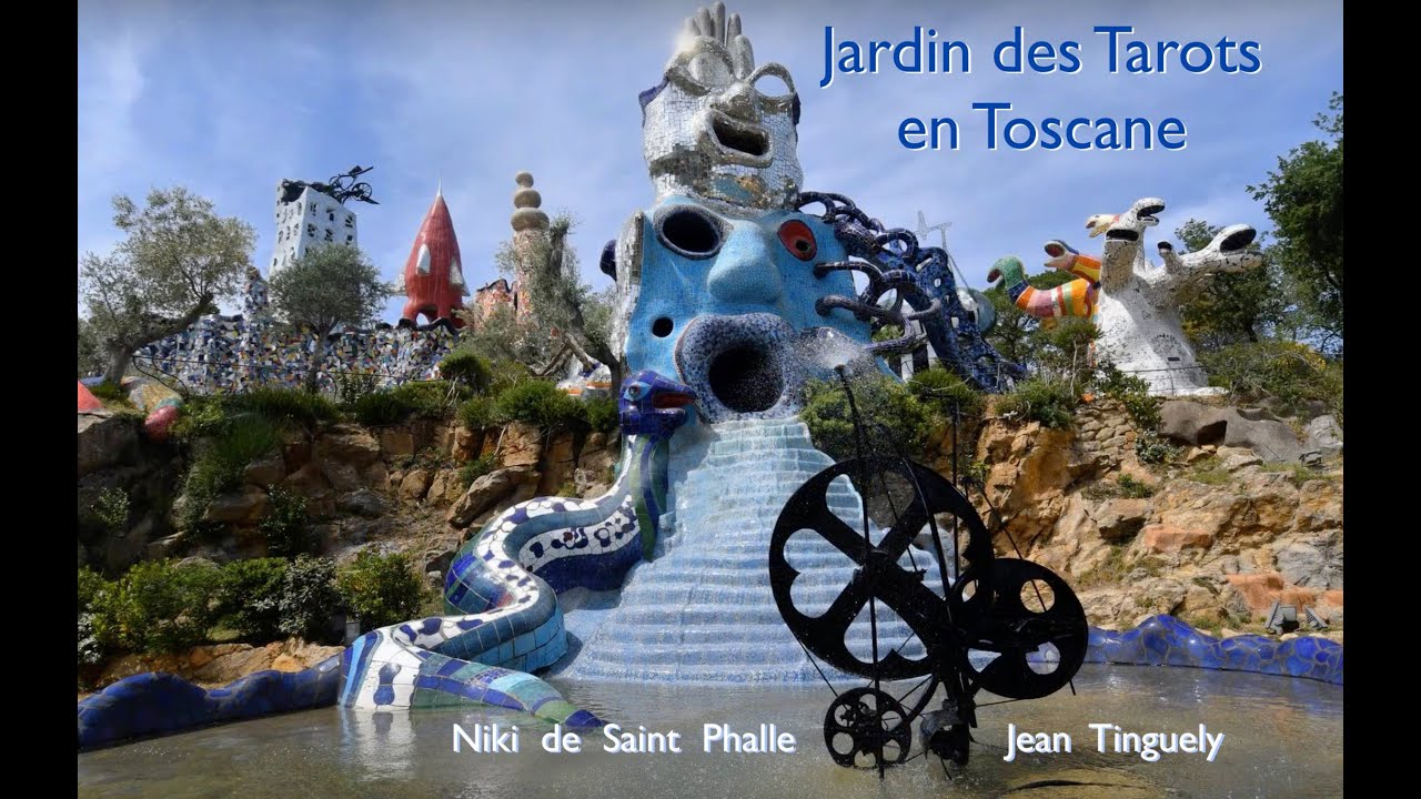 Niki de Saint Phalle Jardin des Tarots avec Jean Tinguely