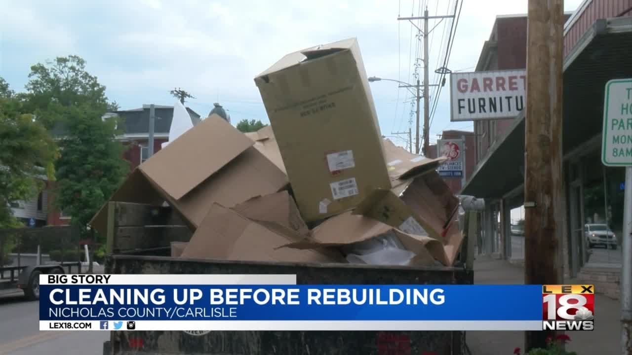 Cleaning up before rebuilding
