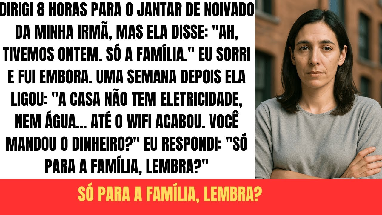 Paguei R$250.000 pelo casamento da minha irmã e ela nem me convidou