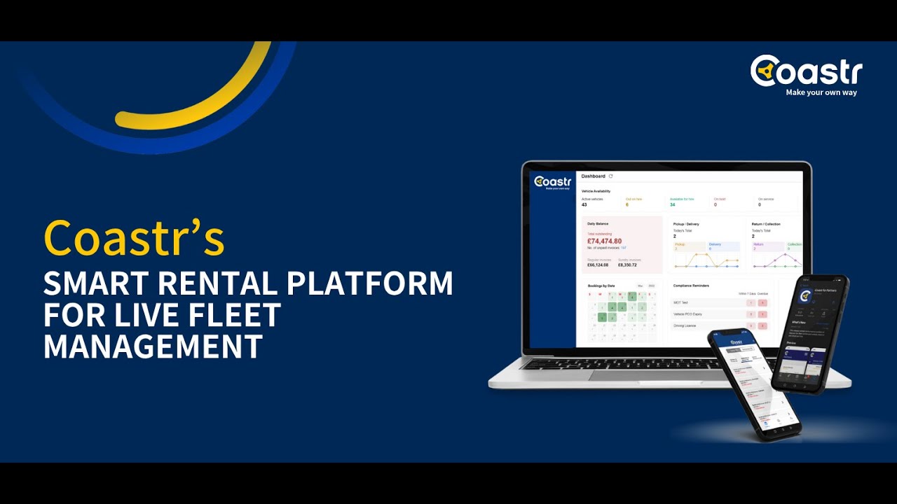 Coastr Demo: End-to-End Vehicle Rental Software Walkthrough