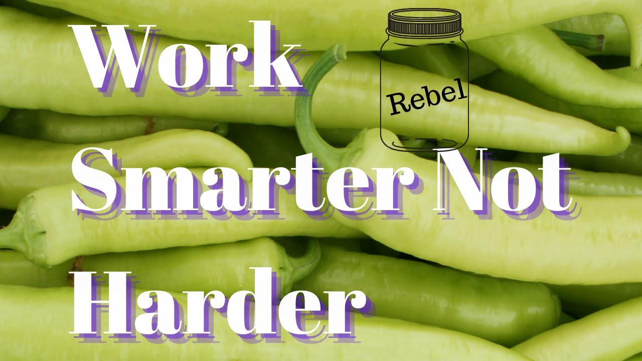 No time to process, then work in stages #RebelCanners
