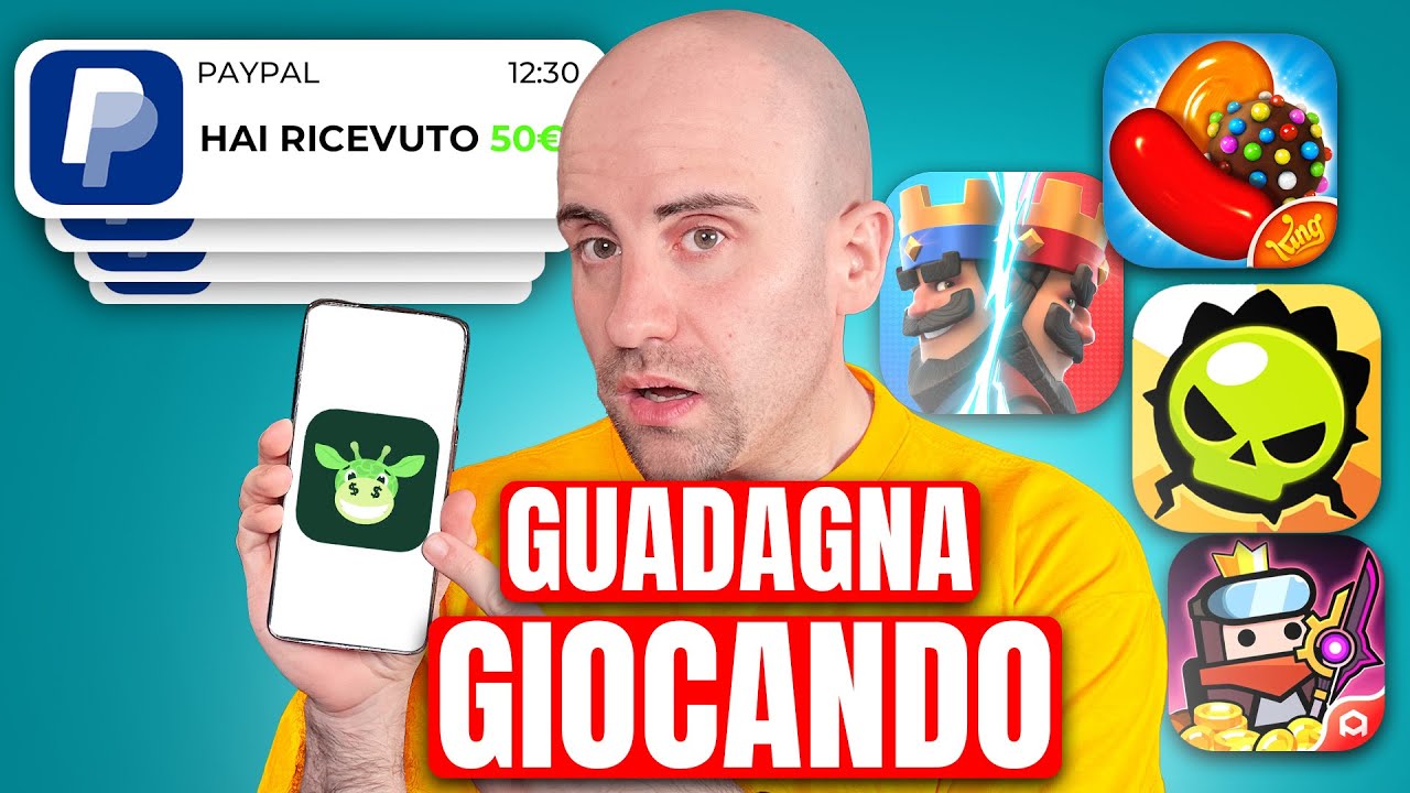 Come guadagnare BUONI AMAZON e PAYPAL gratis GIOCANDO con CASH GIRAFFE